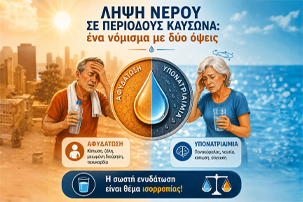  Λήψη νερού σε περιόδους καύσωνα: ένα νόμισμα με δύο όψεις 